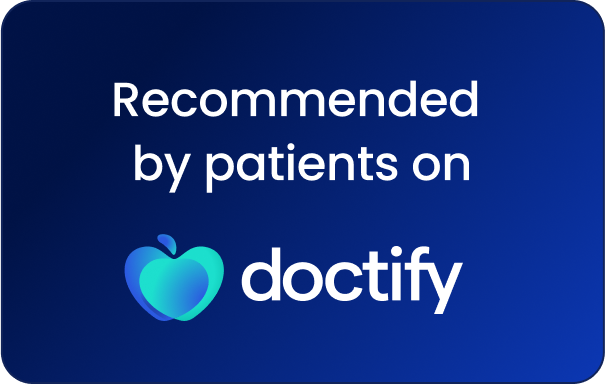 Recommended by patients on doctify